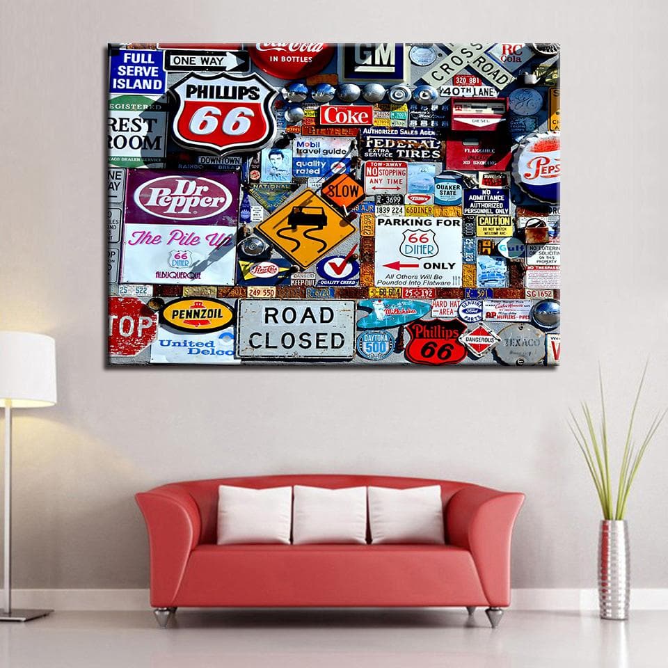 Pine Stretched  Framed 1 Panel - Pop Art