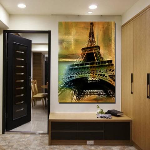 Framed 1 Panel - Eiffel Tower