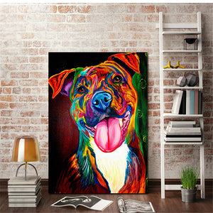 Framed 1 Panel - Dog