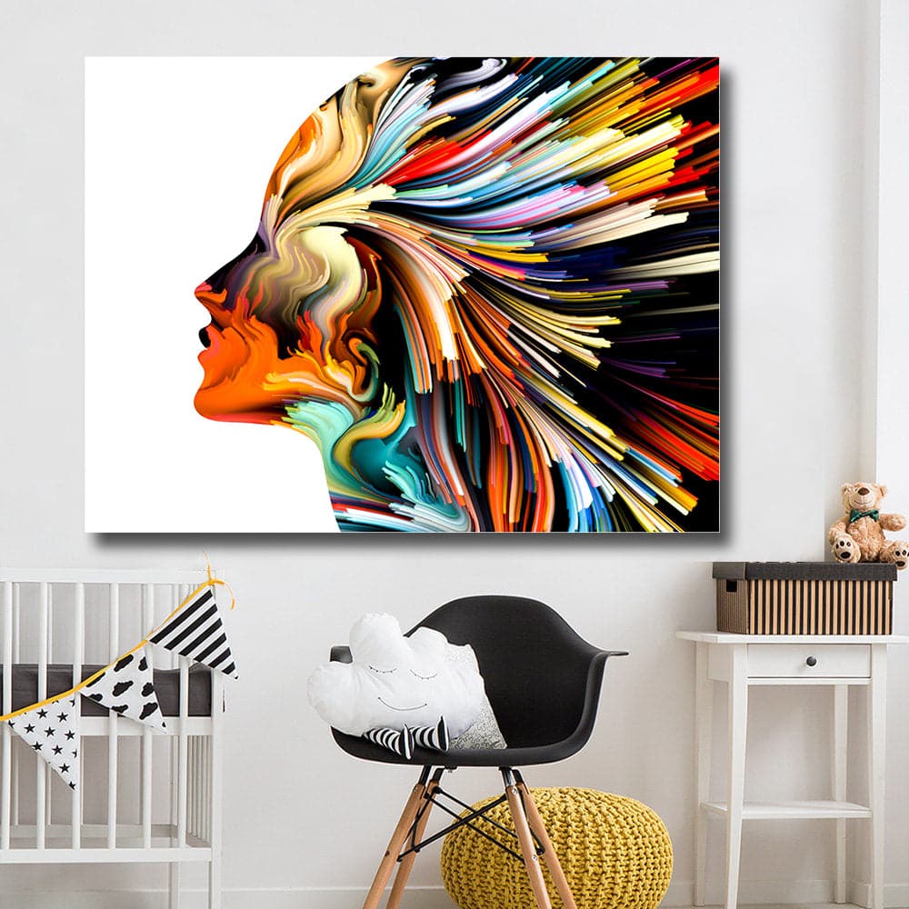 Framed 1 Panel - Abstract