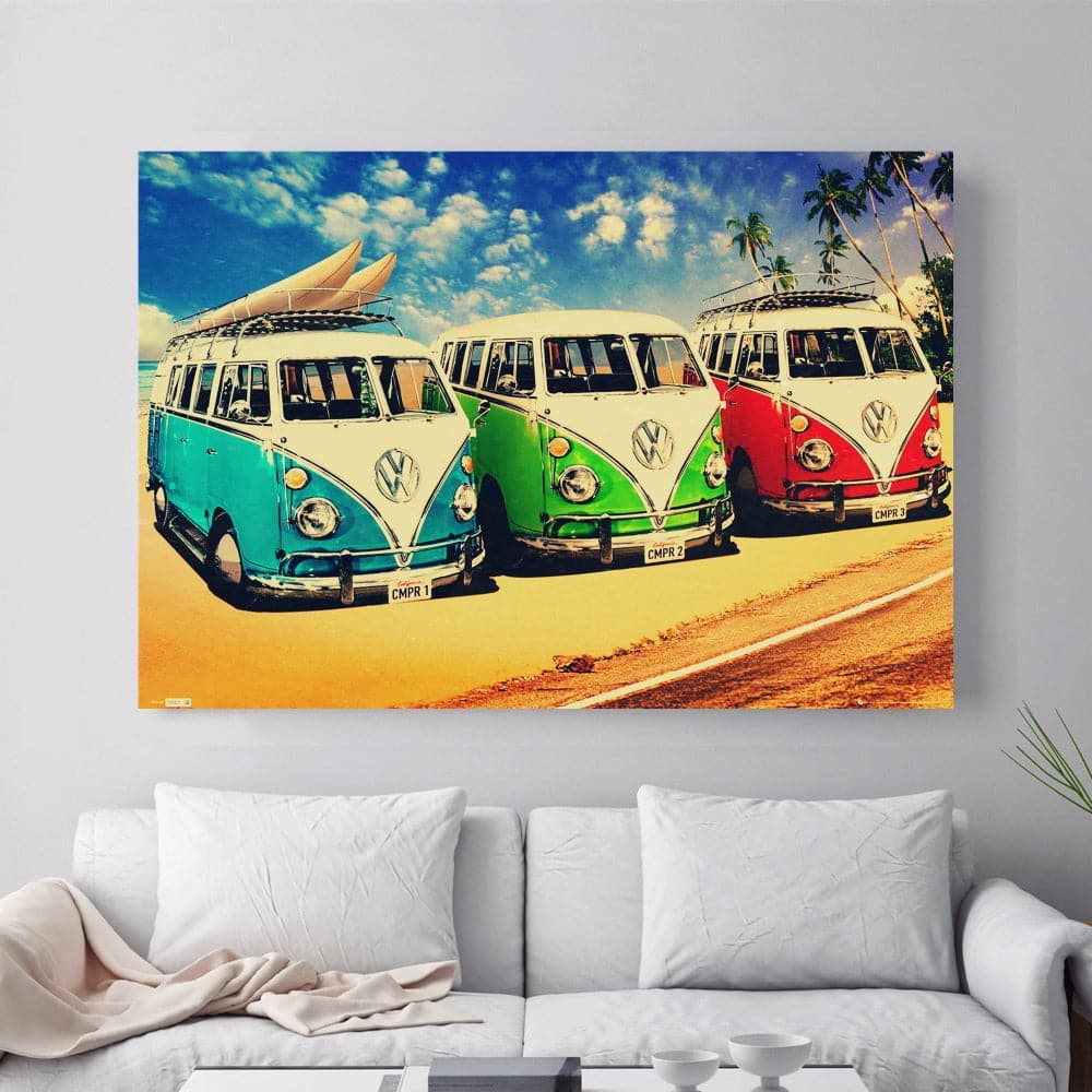 Framed 1 Panel - VW Kombi