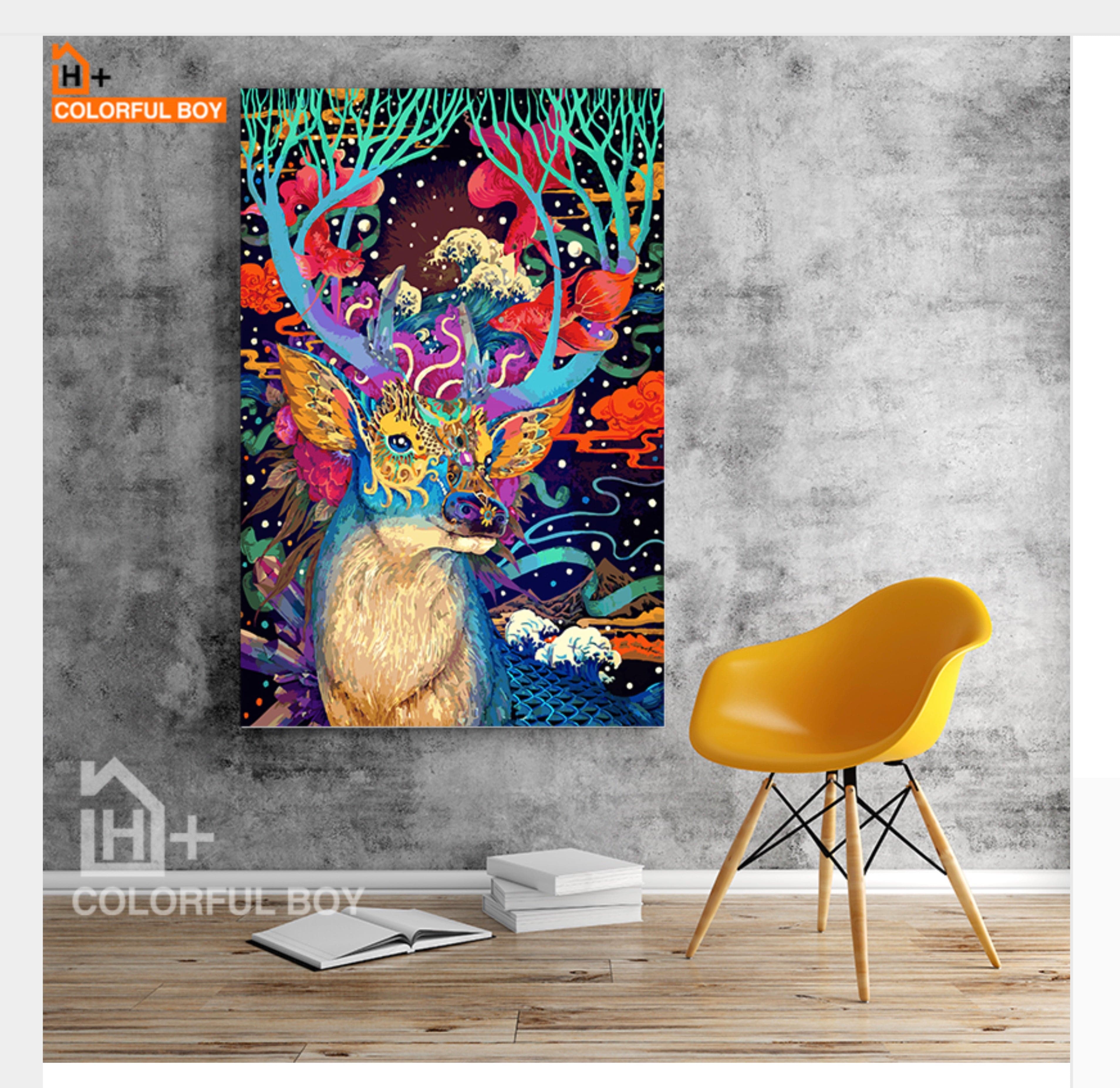Framed 1 Panel - Deer