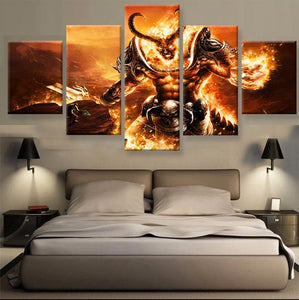 Framed 5 Panels