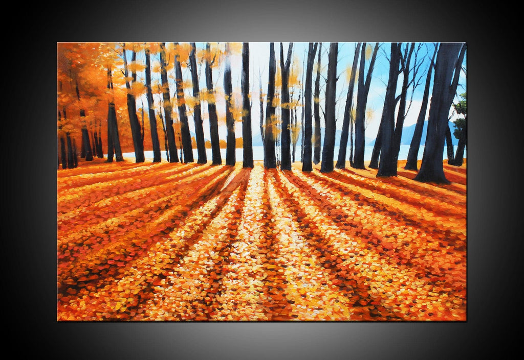 Pine Stretched  Framed 1 Panel - Tree
