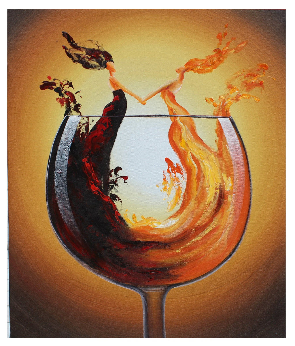 Framed 1 Panel - Wine