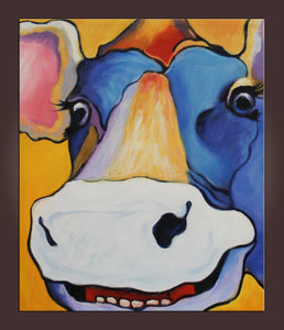 Framed 1 Panel - Cow