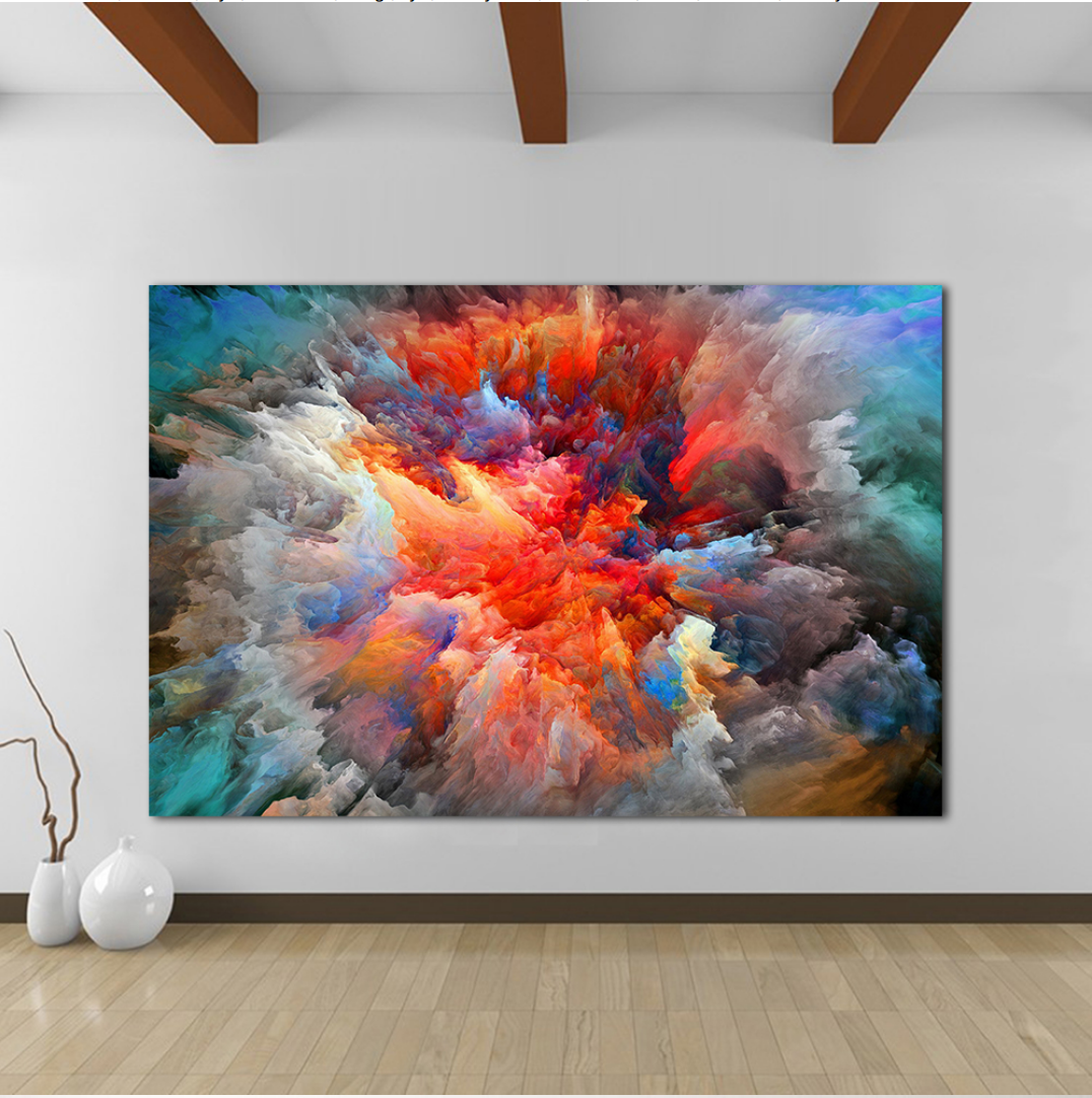Framed 1 Panel - Abstract