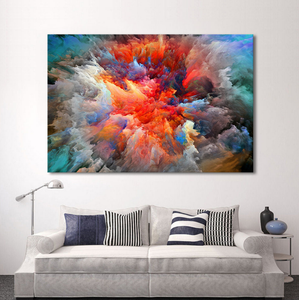 Framed 1 Panel - Abstract