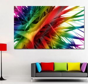 Framed 1 Panel - Abstract