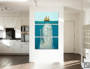Framed 3 Panels - Abstract