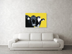 Framed 1 Panel - Cow