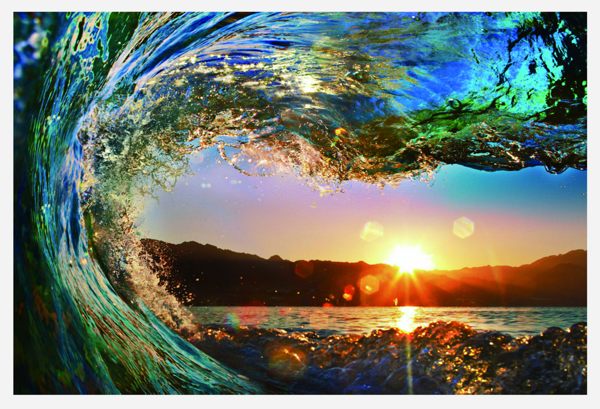 Framed 1 Panel - Wave