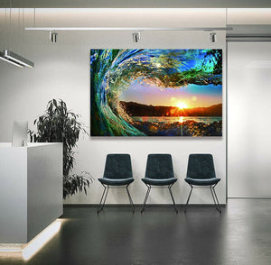 Framed 1 Panel - Wave