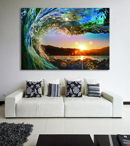 Framed 1 Panel - Wave
