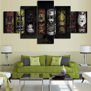 Framed 5 Panels