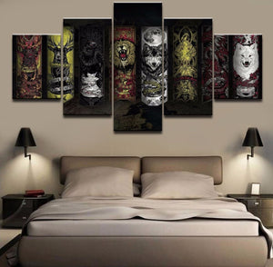 Framed 5 Panels