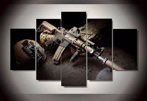 Framed 5 Panels - Weapon