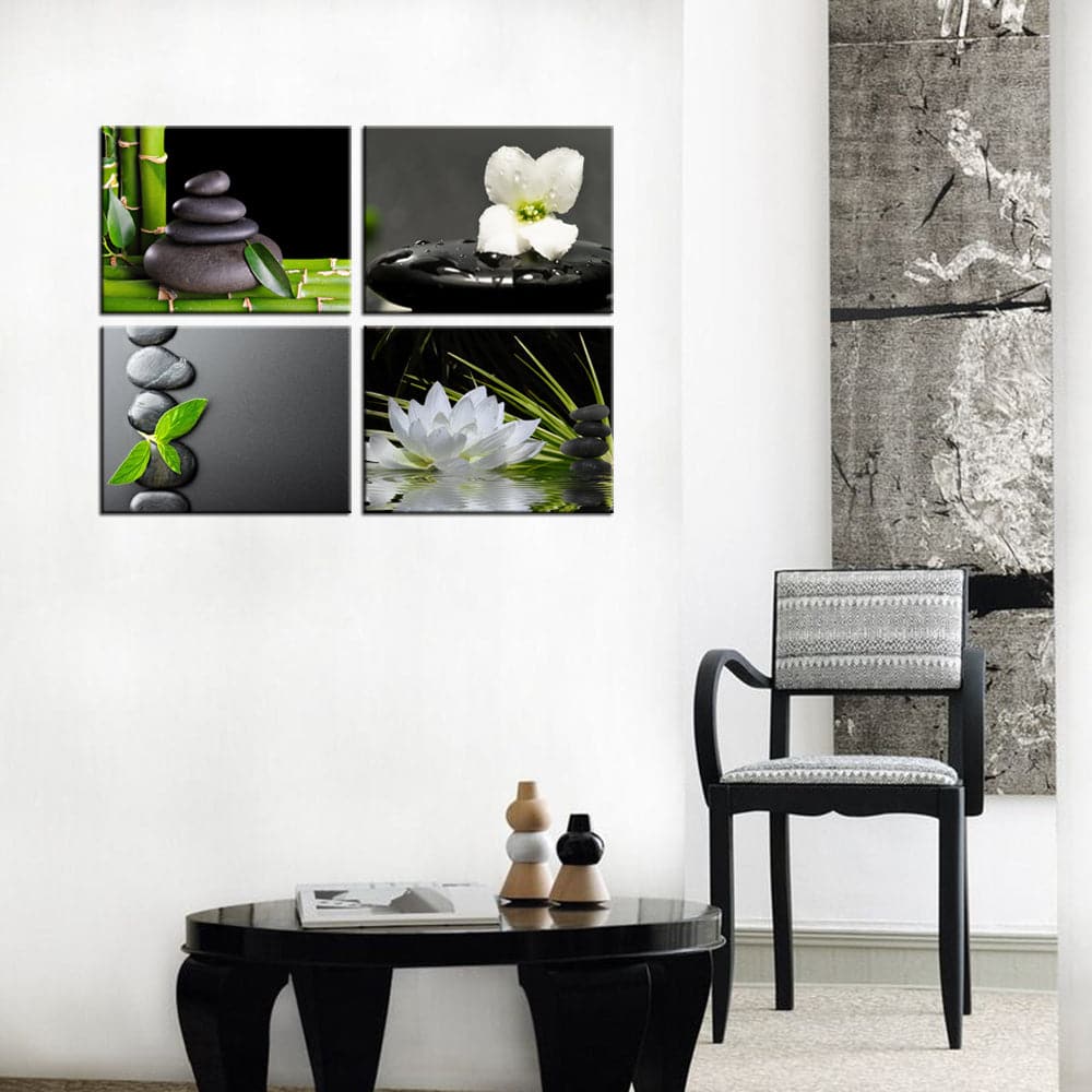 Framed 4 Panels - Relax