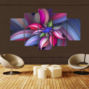 Framed 5 Panels - Abstract