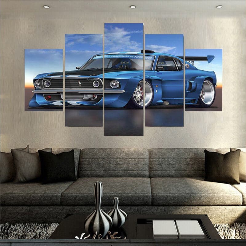 Framed 5 Panels - Ford Mustang
