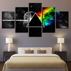 Framed 5 Panels - Abstract