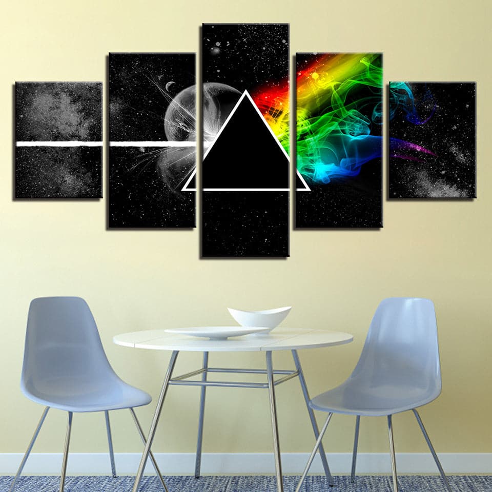 Framed 5 Panels - Abstract