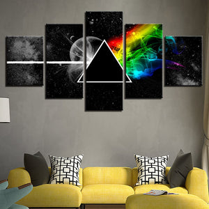 Framed 5 Panels - Abstract