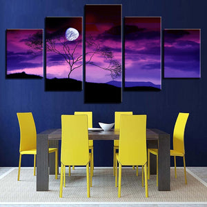 Framed 5 Panels - Landscape