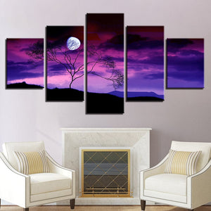 Framed 5 Panels - Landscape