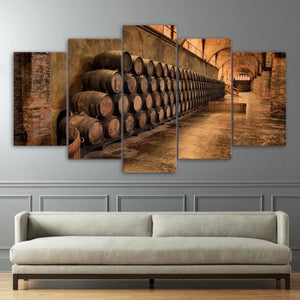 Framed 5 Panels - Winery