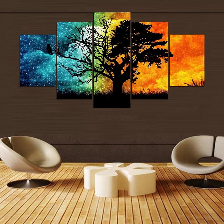 Framed 5 Panels - Season