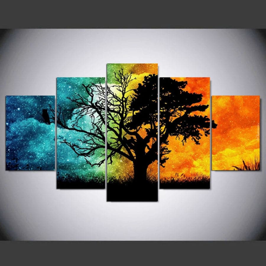 Framed 5 Panels - Season