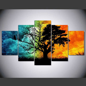 Framed 5 Panels - Season