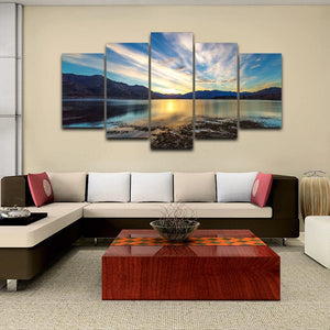 Framed 5 Panels - Landscape
