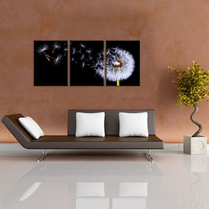 Framed 3 Panels - Dandelion