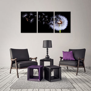 Framed 3 Panels - Dandelion