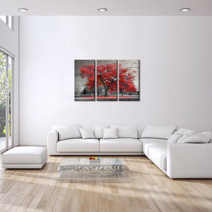 Framed 3 Panels - Tree Art