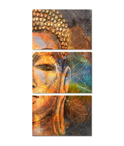 Framed 3 Panels - Buddha