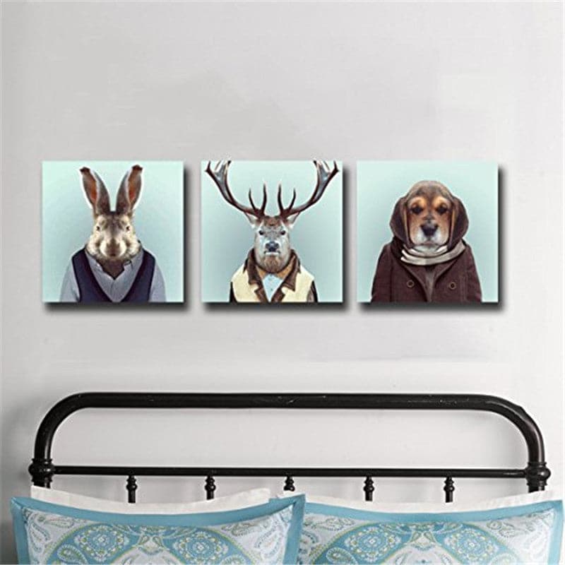 Framed 3 Panels - Lovely