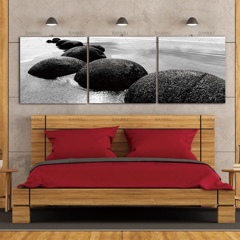 Framed 3 Panels - NZ Seascape