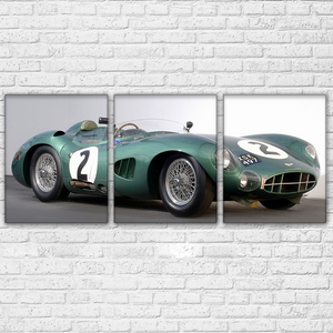 Framed 3 Panels  - Classic Car