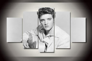 Framed 5 Panels - Elvis Presley