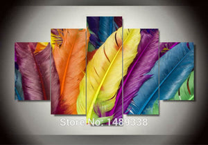 Framed 5 Panels - Colorful