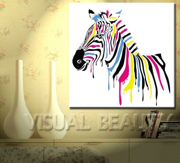 Framed 1 Panel - Zebra Art