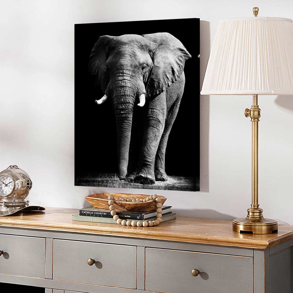 Framed 1 Panel - Elephant