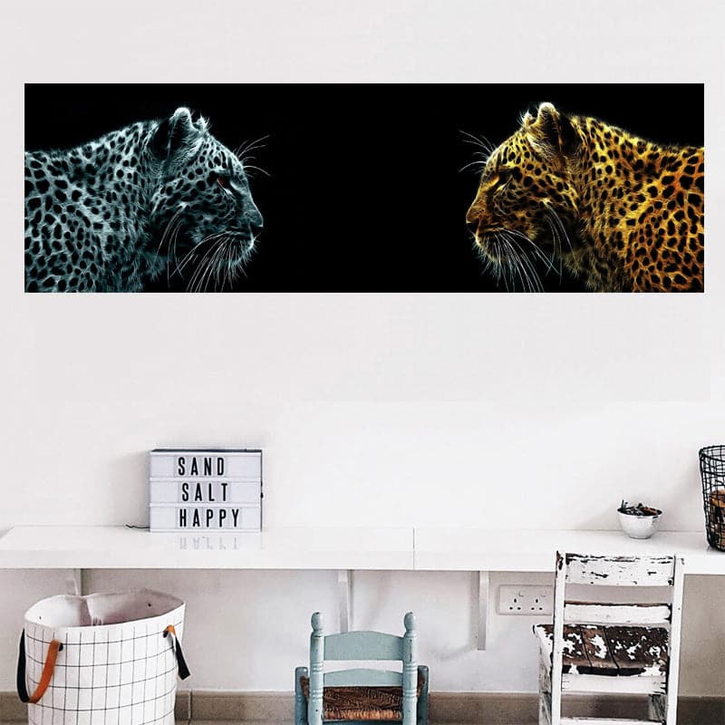 Framed 1 Panel - Leopard