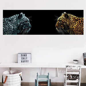 Framed 1 Panel - Leopard