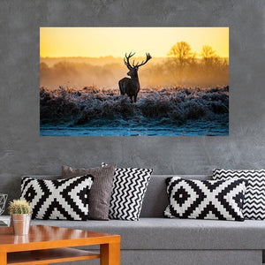 Framed 1 Panel  - Deer Art