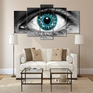 Framed 5 Panels - The Eye