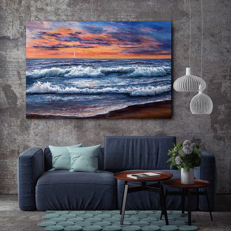 Framed 1 Panel - Seascape